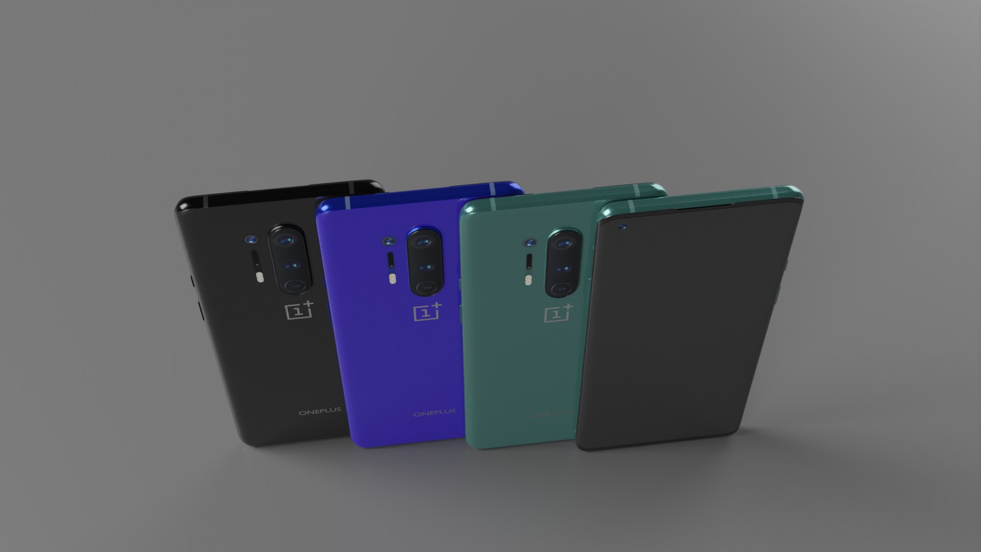 3D Model OnePlus 8 Pro All Colors Smartphone - TurboSquid 2078375