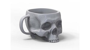 3D Mug Skull model