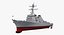 arleigh burke destroyer porter 3D model