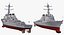 arleigh burke destroyer porter 3D model