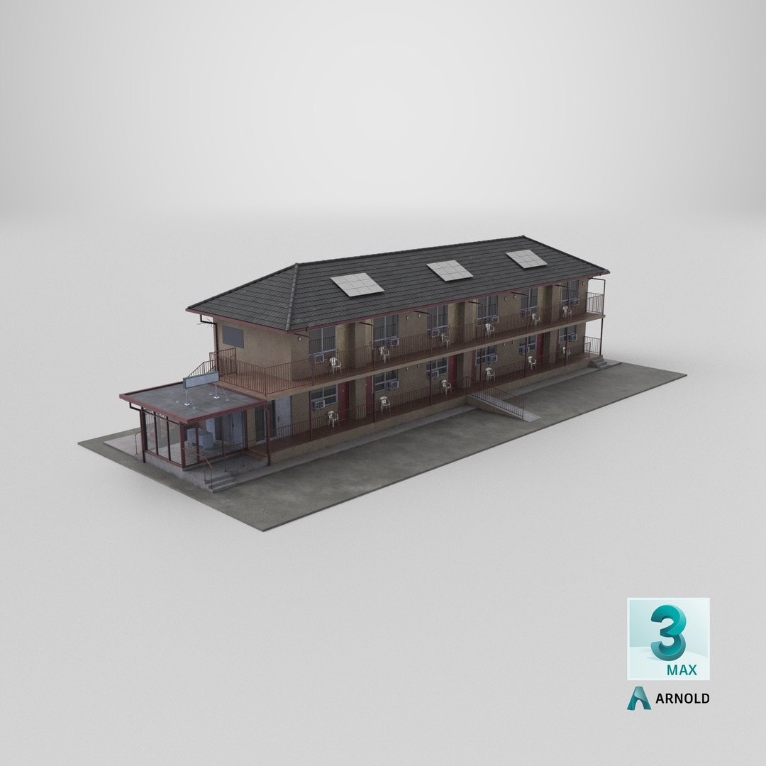 Two Story Motel 3D model https://p.turbosquid.com/ts-thumb/SL/AIM05W/S0/stemcell_max_arnold_render/png/1731598445/1920x1080/fit_q87/c1ab8074a98dc51593f6c25ad2740effc04721cf/stemcell_max_arnold_render.jpg