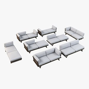 3D sofa set