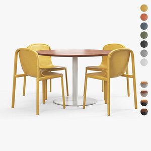 Decade Chair Easy 48in Dining Table