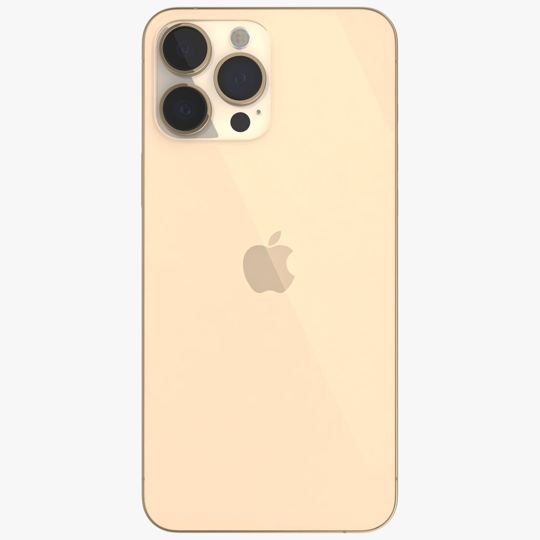 IPhone 13 Pro Max Gold Model - TurboSquid 1824396