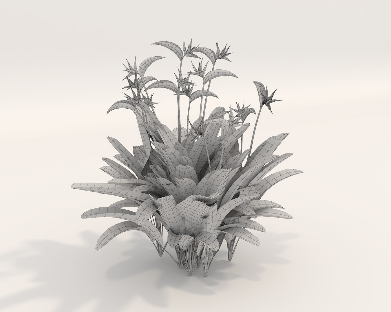 3D Realistic Shrub Bush Set 4 model - TurboSquid 2030597