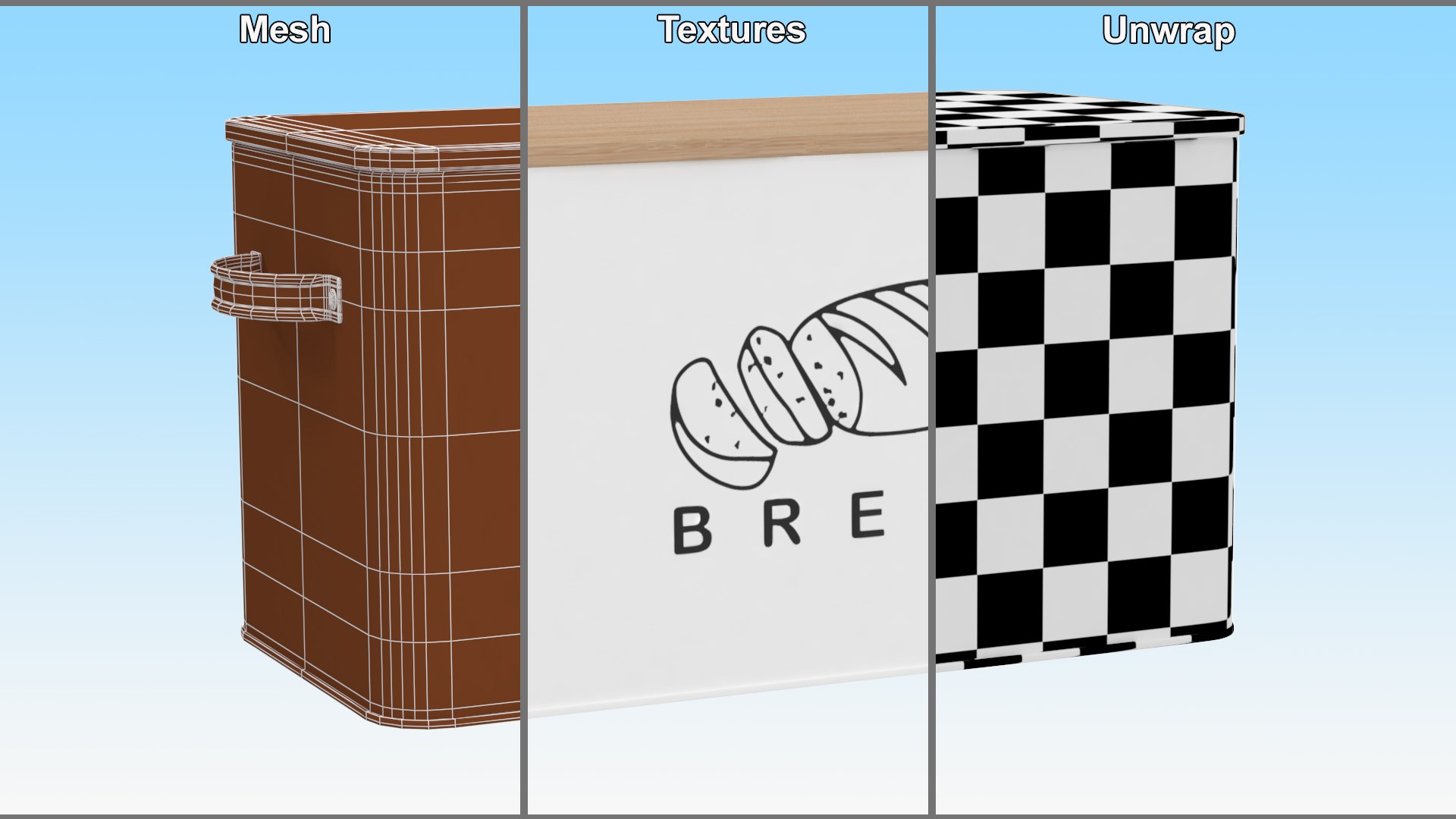 Bread Boxes Collection 3 3D Model - TurboSquid 2298754