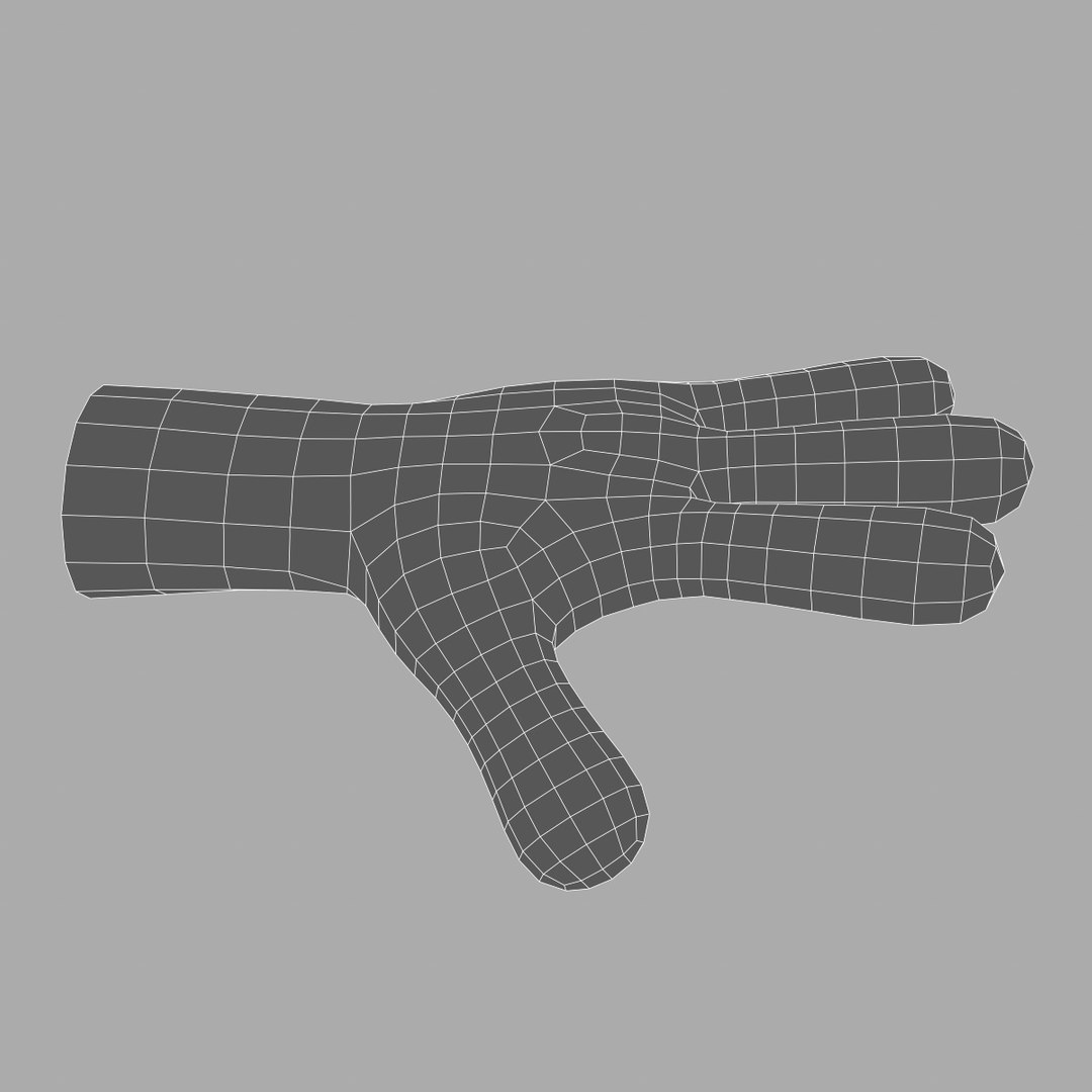 c4d cartoon hand no:5