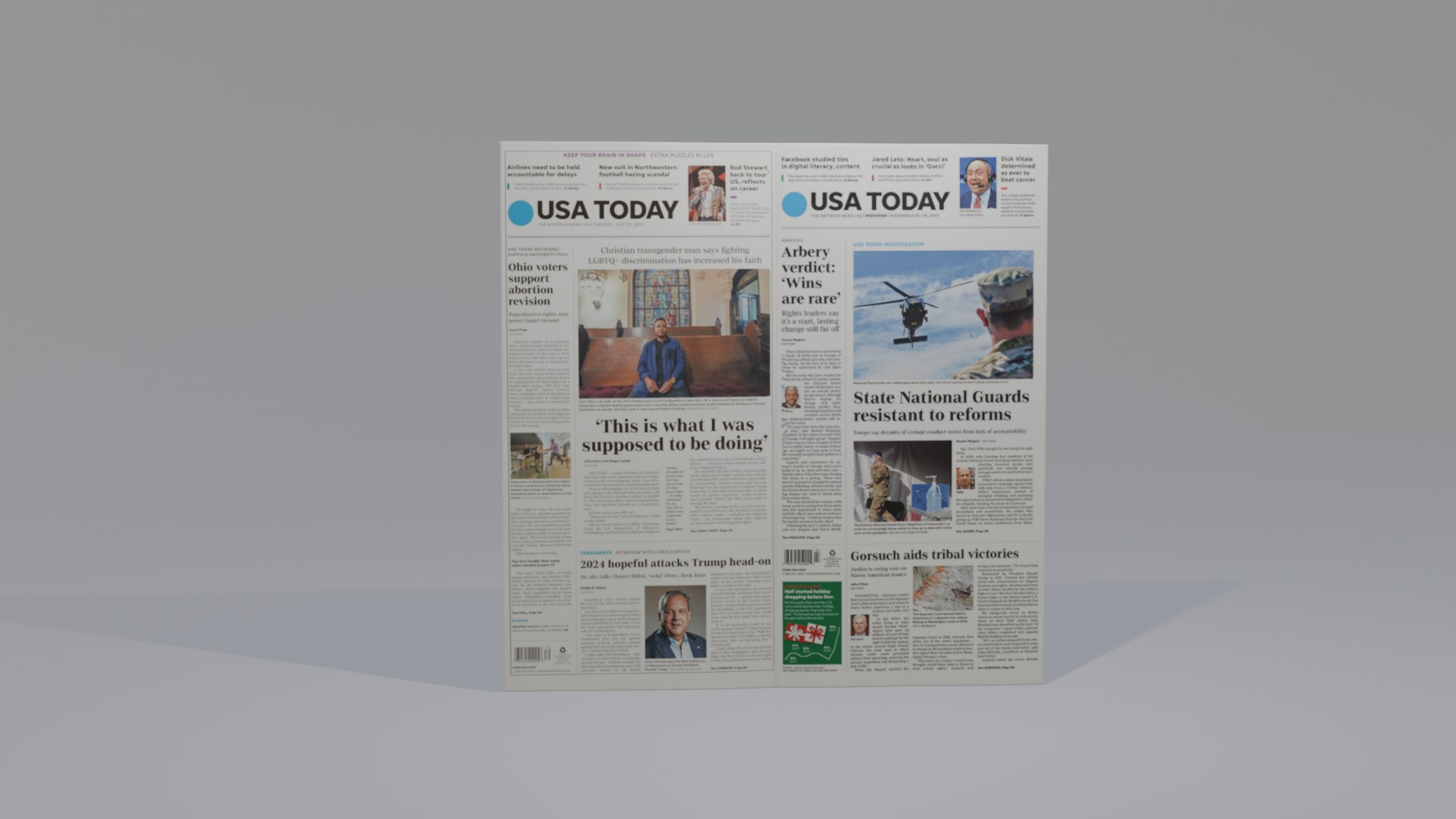 3D Newspaper - TurboSquid 2222456