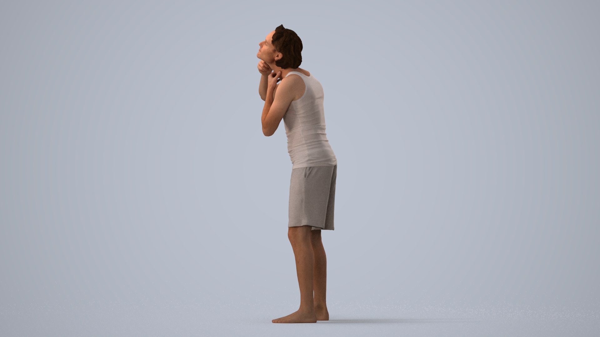 00087Chris003 - Adult Caucasian man relaxing at home in casual summer attire 3D model https://p.turbosquid.com/ts-thumb/SL/iU7TBy/aZ/00087_chris003_state2_frame_0002/jpg/1772951323/1920x1080/fit_q87/faf09a3f8d3eb35ad8f3560c78516067e9b3e8f1/00087_chris003_state2_frame_0002.jpg