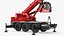 Guindaste móvel com laje de concreto equipada
