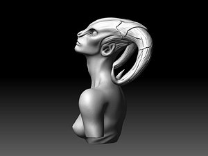 3D Female demon 3D print model