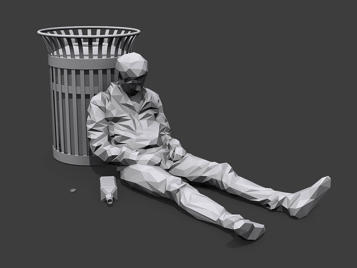 3D Character Bum - TurboSquid 1432643