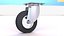3D wheel cart shopping model