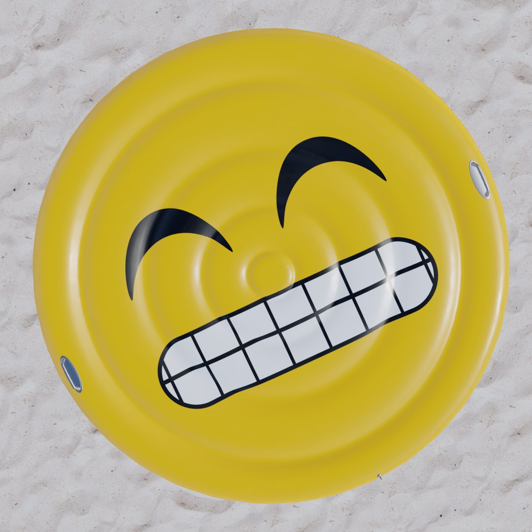 3D cool inflatable smile seabed model - TurboSquid 1631072