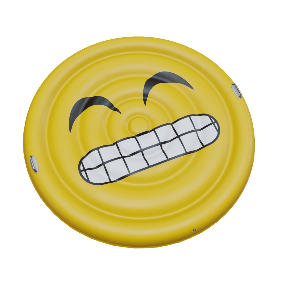 3D cool inflatable smile seabed model - TurboSquid 1631072