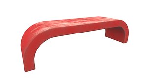3D model Modern Bench V12 3D Model AR VR PBR