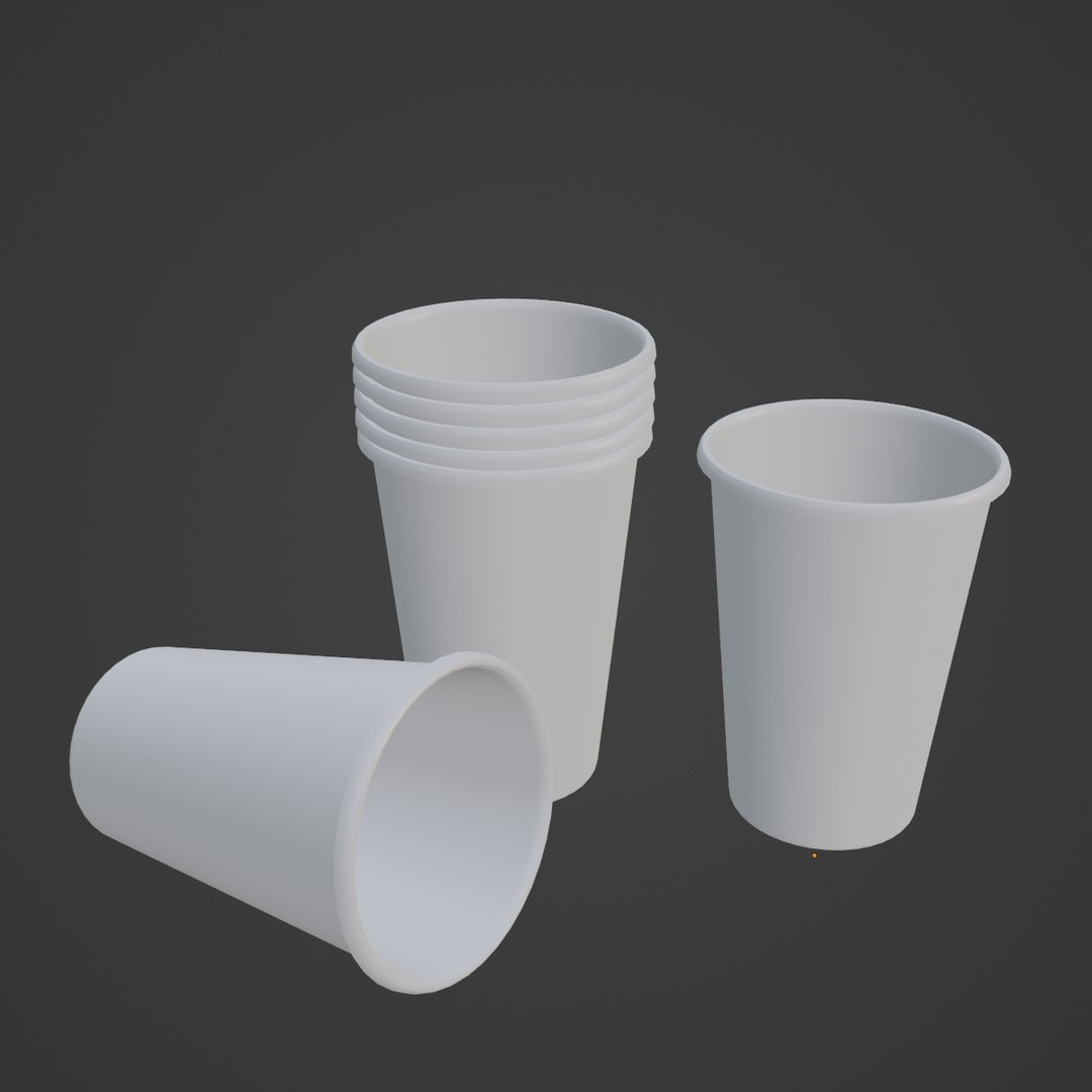 3D Paper Cup 04 Model - TurboSquid 2309289
