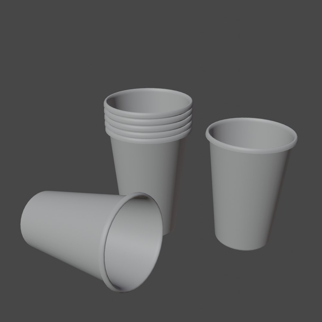 3D Paper Cup 04 Model - TurboSquid 2309289