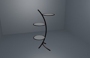 support flowers 3d model