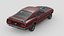 Low Poly Car - Ford Mustang Mach 1 351 1969