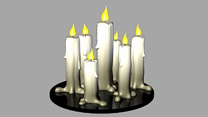 Animated Cartoon Candles