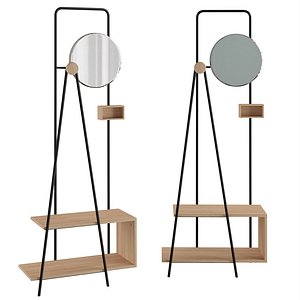 Coat Rack Nostalgic AA4028E01 3D model