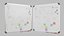 Customizable Wall-Mounted Whiteboard - Square Metal Writing Board