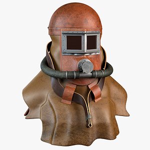 3D antique smoke rescue mask