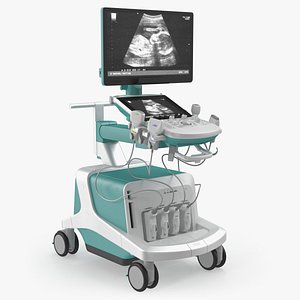 Ultrasound Scanner System Generic 3D Model
