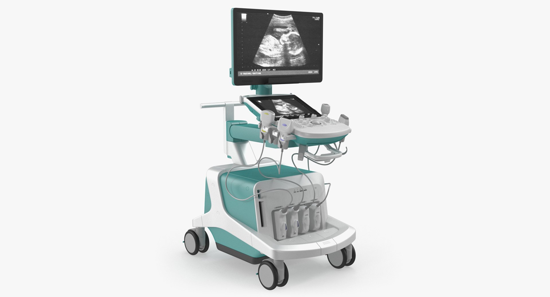 Ultrasound Scanner System Generic 3D Model 3D model preview