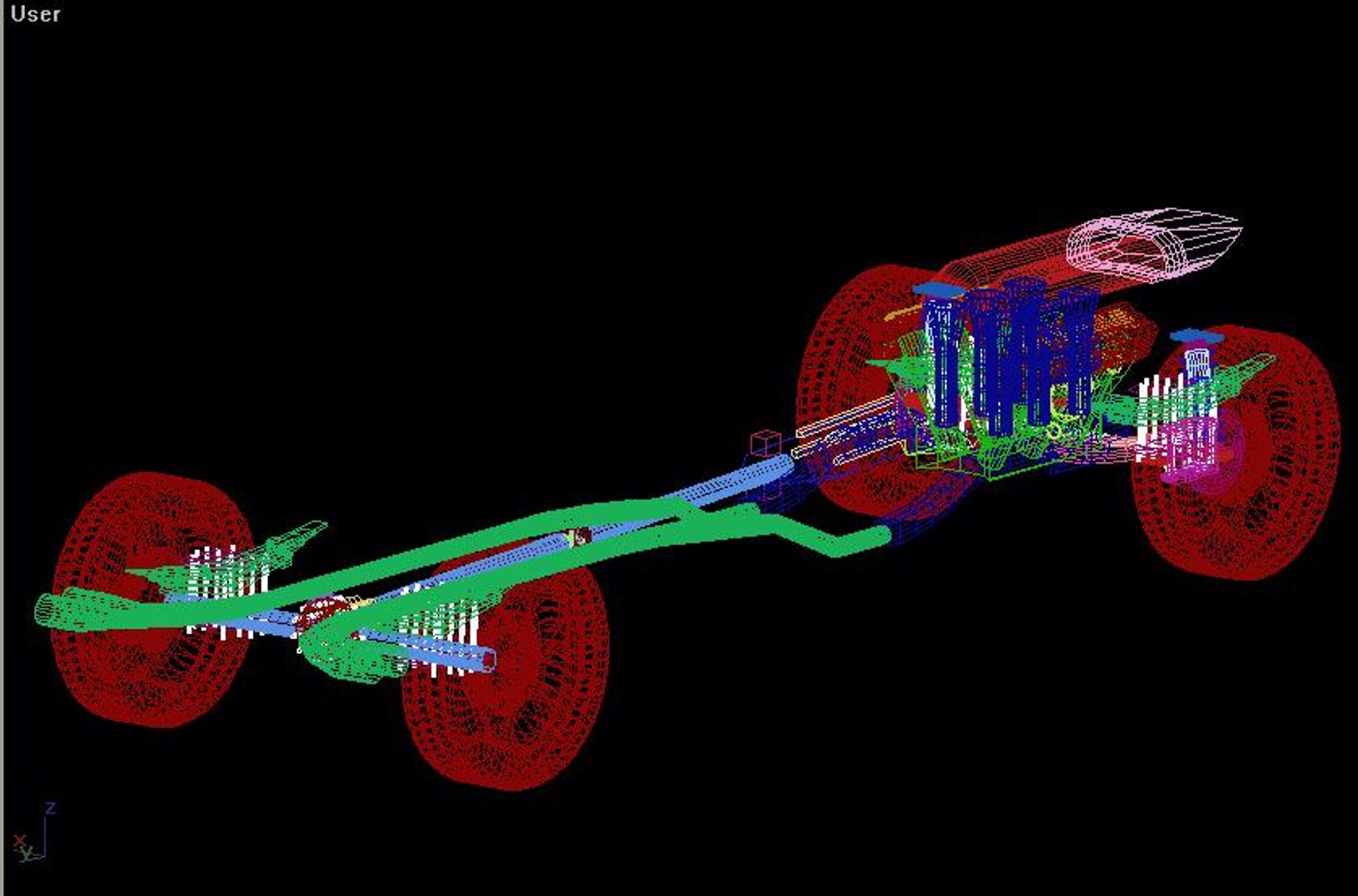 Free Max Model Chassis Engine