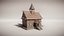 3D Medieval Buildings and Props Collection model
