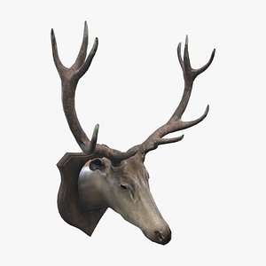 3D model Medieval Deer Head