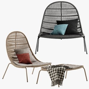 3D Talenti Panama chair model