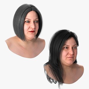 Overweight Woman Busts Collection