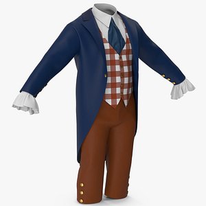 Tailcoat Suit 3 3D model