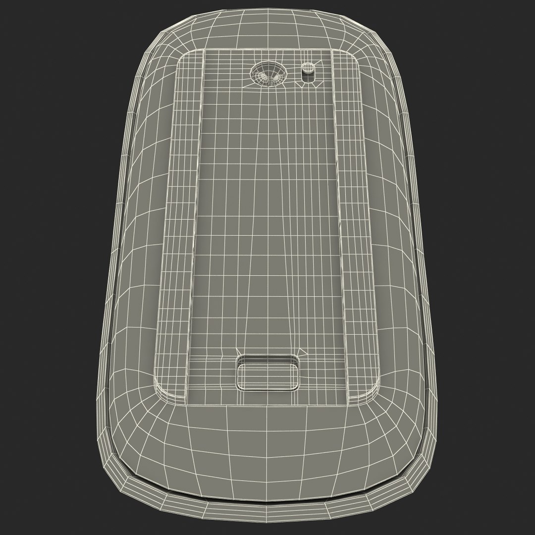 3d model of apple magic mouse modeled