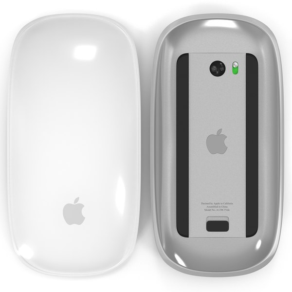 3d model of apple magic mouse modeled