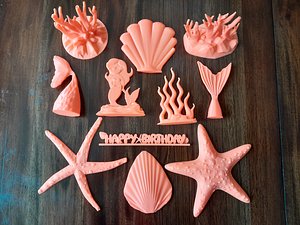 Mermaid Ocean Birthday Party Pack