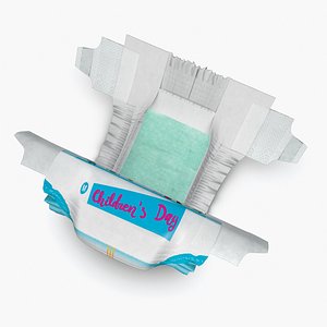 Baby Diaper 3D model