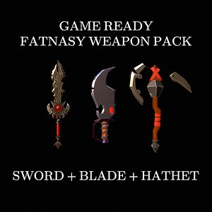 3D Fantasy weapon pack