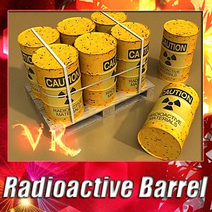 3d radioactive barrel pallet resolution