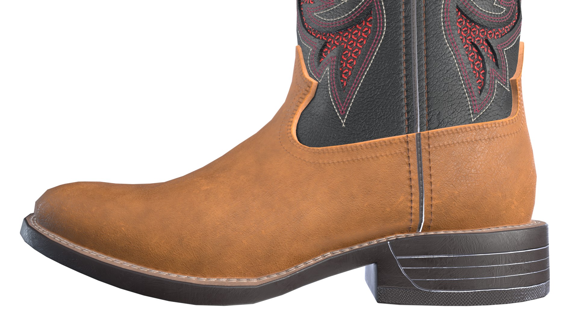 Classic Brown Black Western Cowboy Boots 3D https://p.turbosquid.com/ts-thumb/SM/dNs6Pv/31/v4/png/1754410569/1920x1080/fit_q87/c3bf2b2e23523e211a87a18d003e12346e03b737/v4.jpg