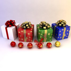 christmas ration pack 3d model