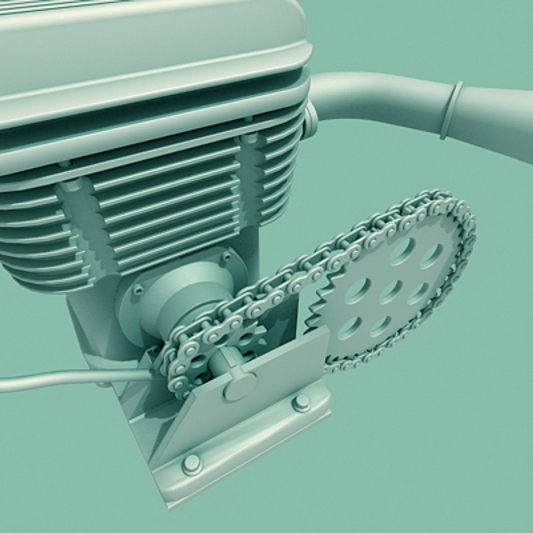 Kart Motor 3d Model