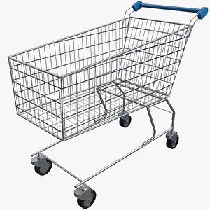 3D Shopping Cart V2 model