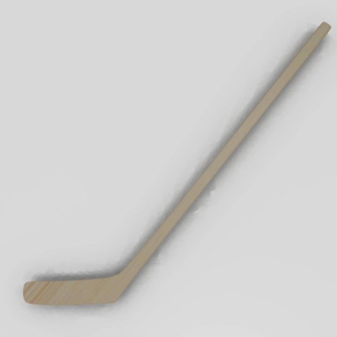 hockey stick 3d model