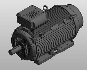 electric motor 3D model