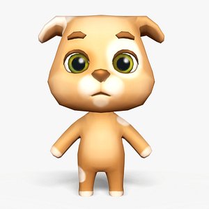 Cartoon Dog - Mobile game model