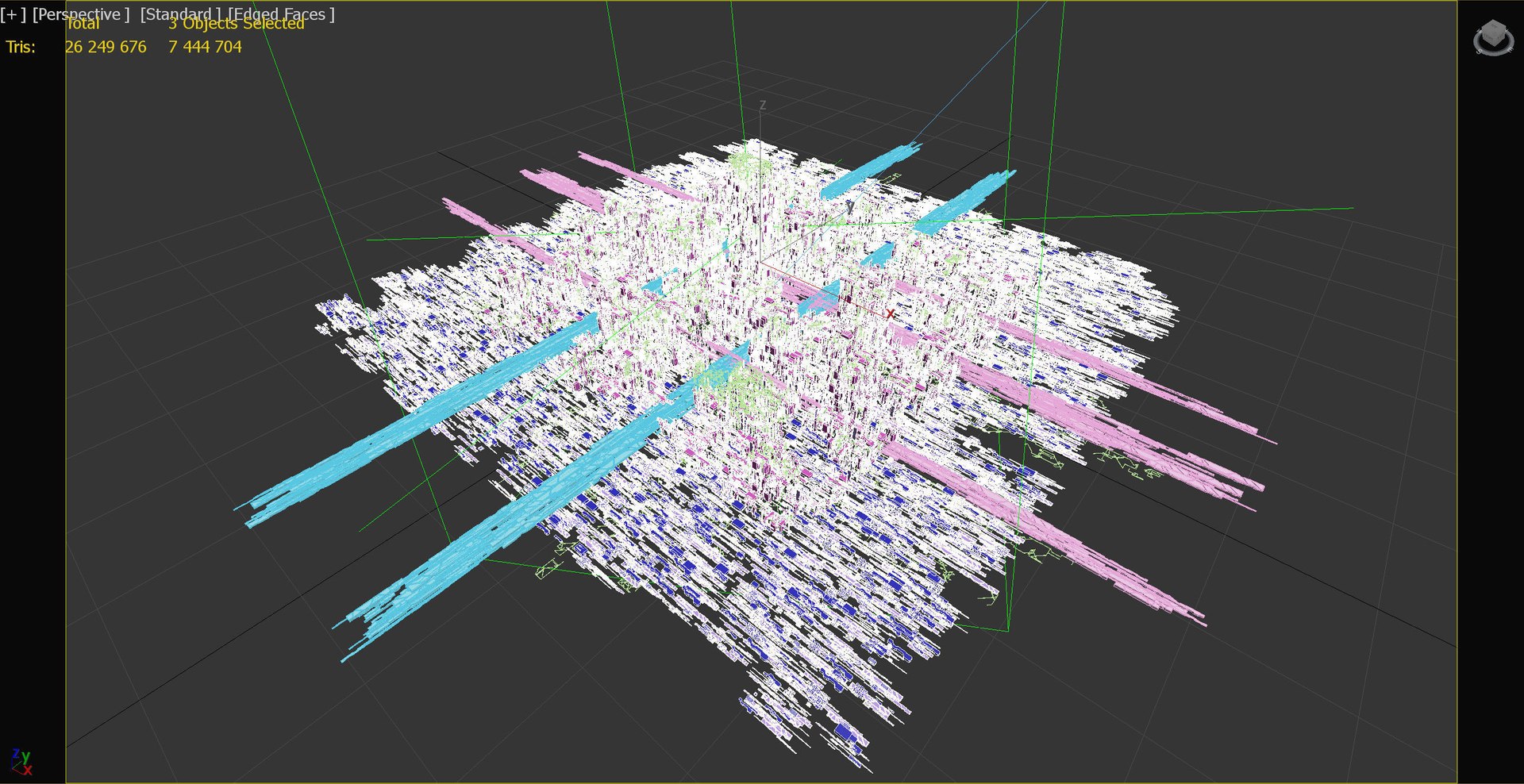 3D Greeble City 01 model - TurboSquid 2070105